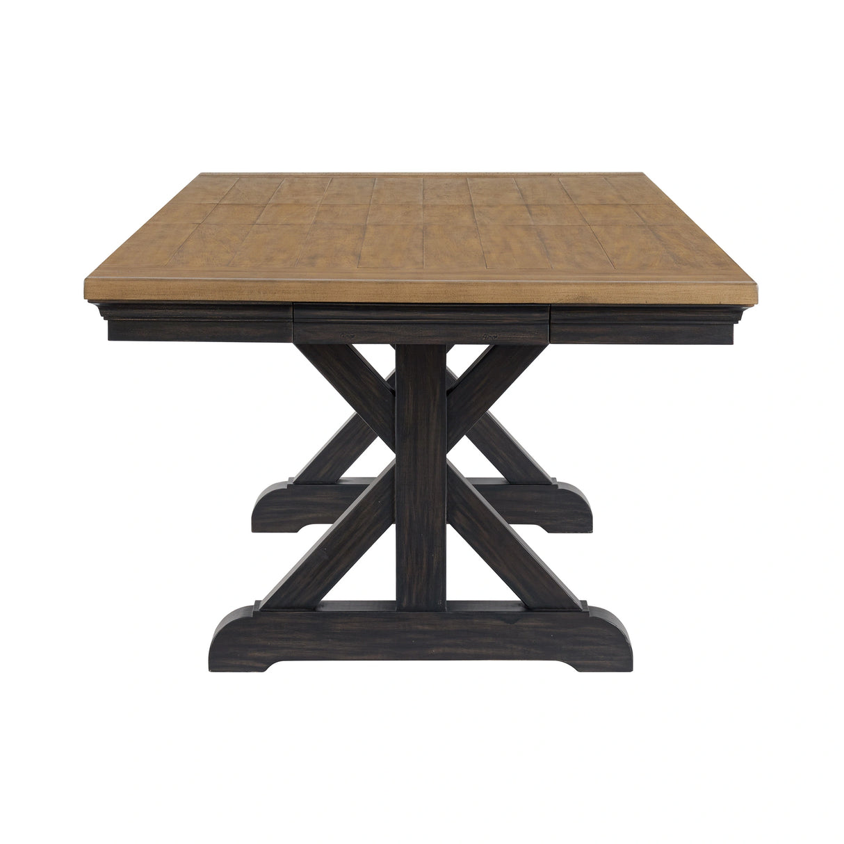 Montrose Dining Table with 20"" Leaf in Espresso and Brown