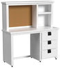 Elements International Cali Kids Desk and Hutch in WhiteHT image