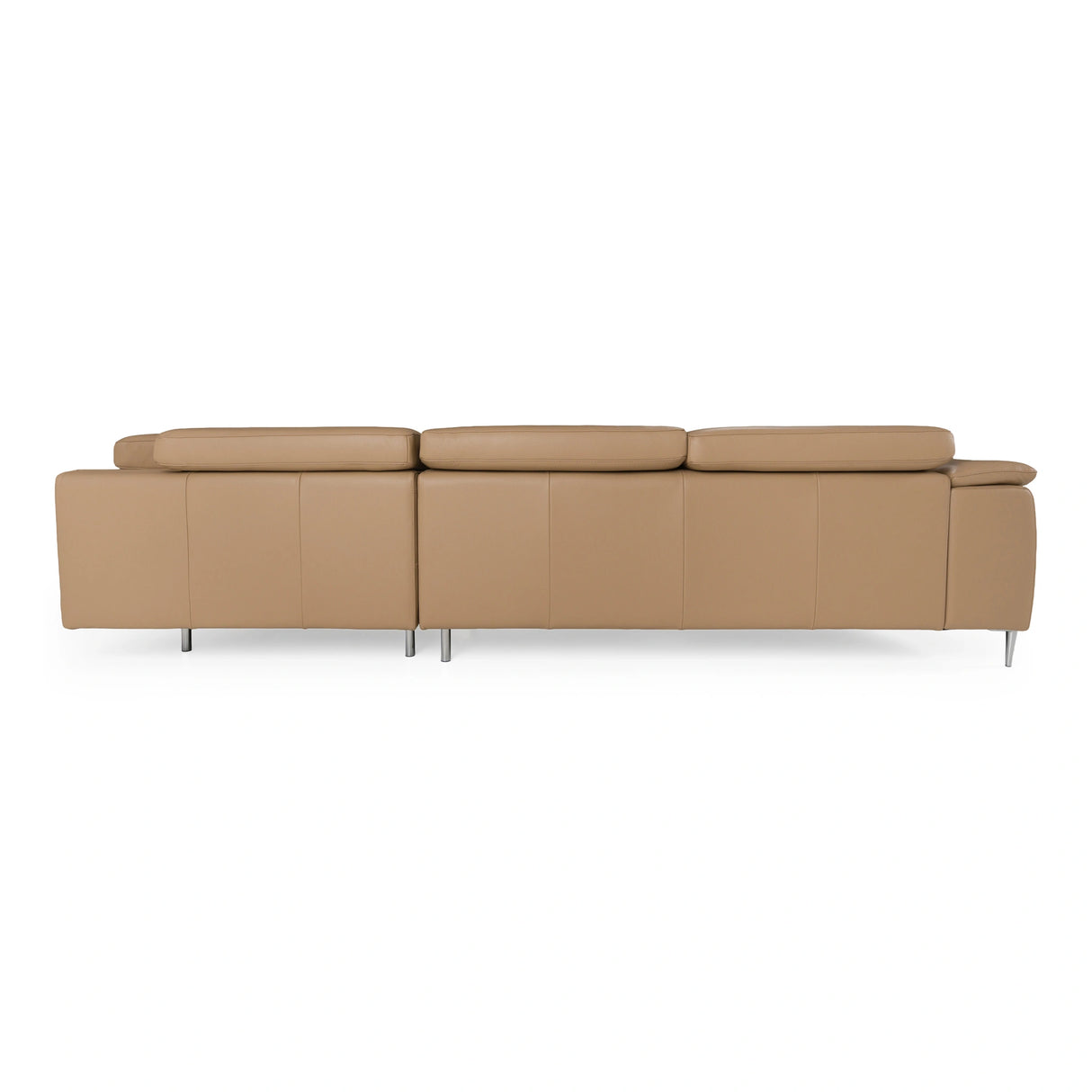 Viola - Italian Contemporary Deserto Leather Right Facing Sectional Sofa