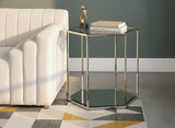 Sei Brushed Chrome End Table