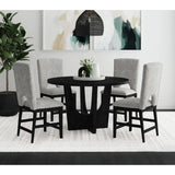 Oregon 5PC Dining Set in Black