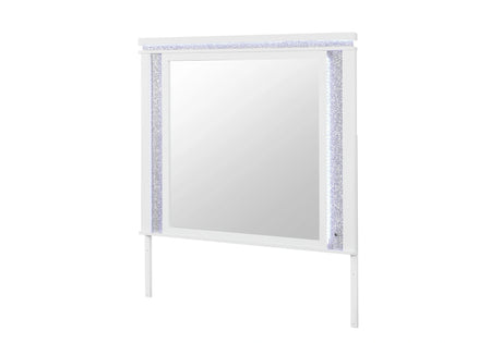Alina White Mirror with LED