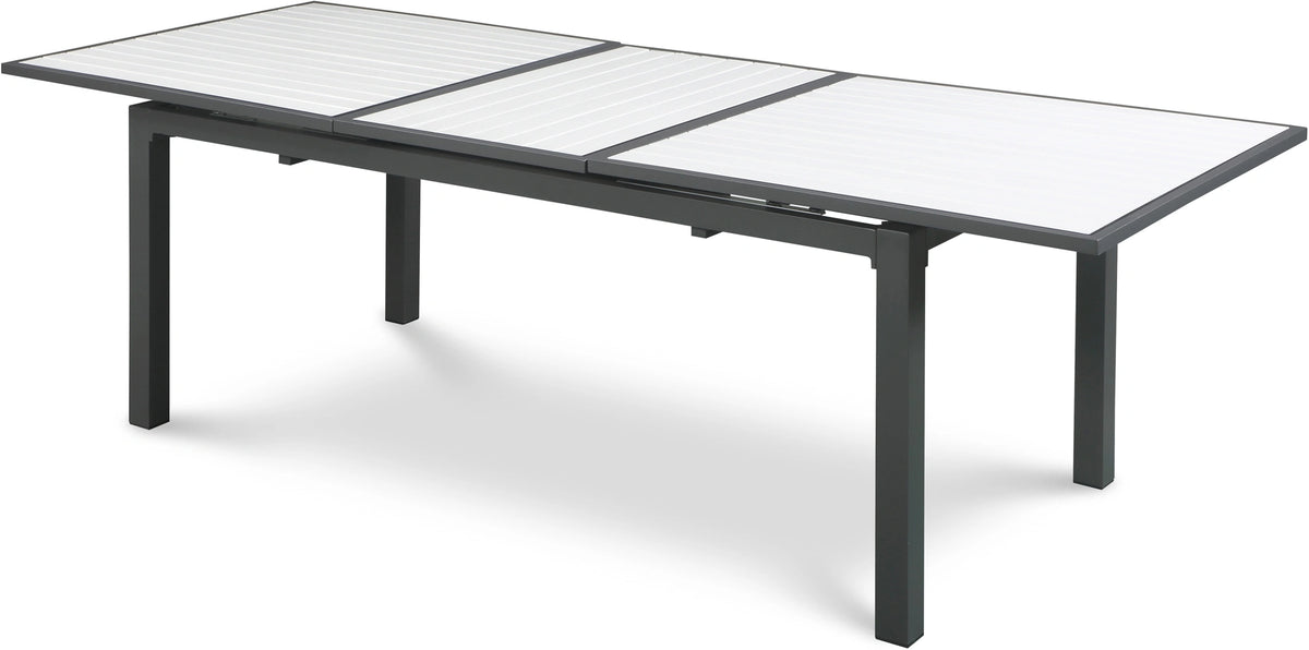Nizuc White manufactured wood Outdoor Patio Aluminum Dining Table