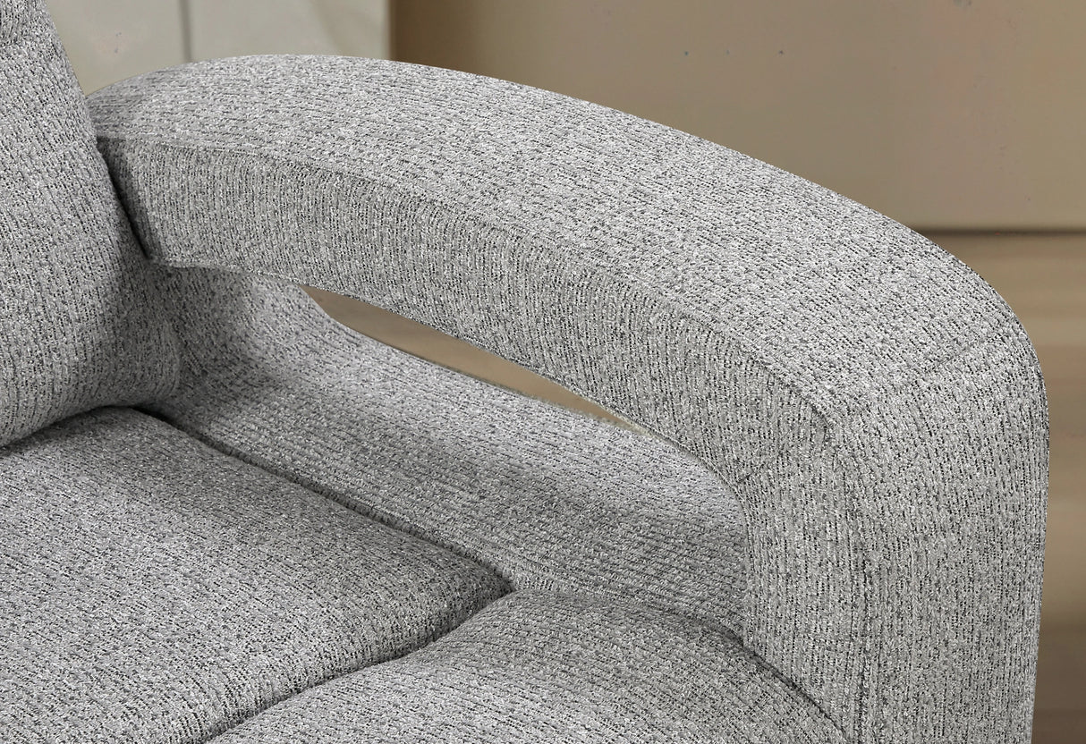 U6611 Grey 15 Power Console Reclining Loveseat with LED