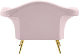 Lips Pink Velvet Chair