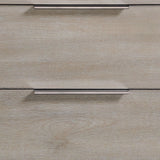 Arcadia 2-Drawer Nightstand with USB in Grey