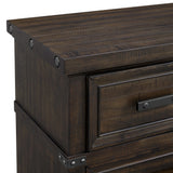 Colorado City 5-Drawer Chest in Charcoal