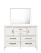 ANDOVER 60" DRESSER W/DOORS-WHITE