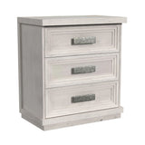 Avalanche 3-Drawer Nightstand with USB in Antique White