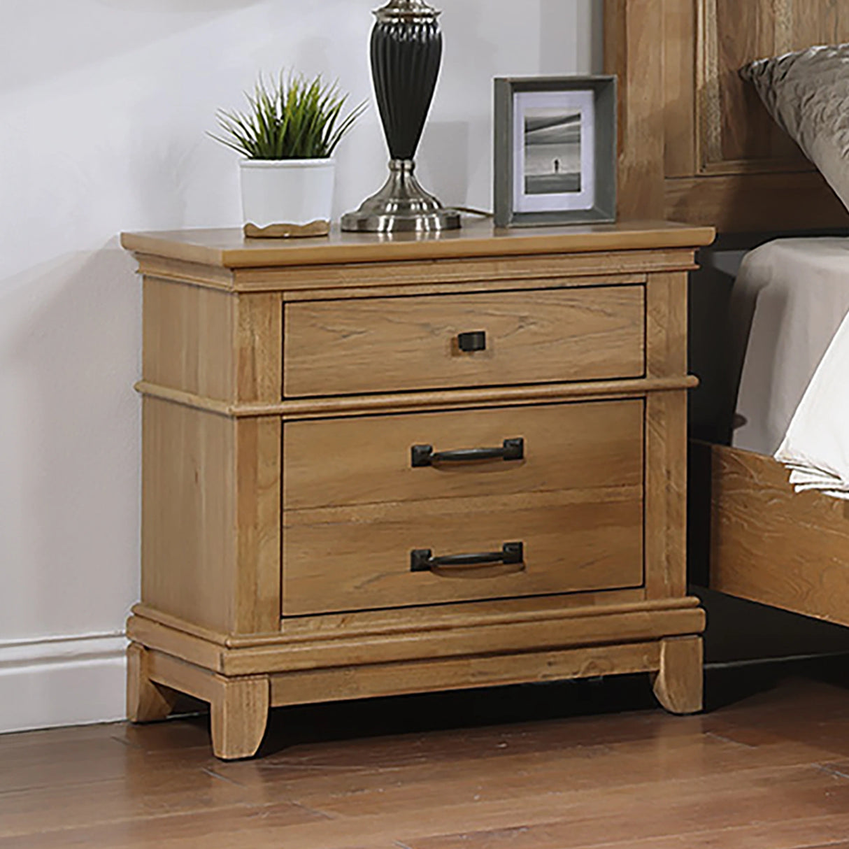 Sunstone Nightstand-Honey