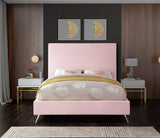 Jasmine Pink Velvet King Bed