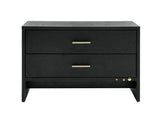 Modrest Wales Grey Ash 2 Modern Nightstand