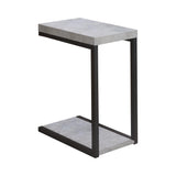 Beck Accent Table Cement and Black