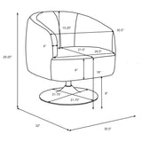 Dave Swivel Accent Chair