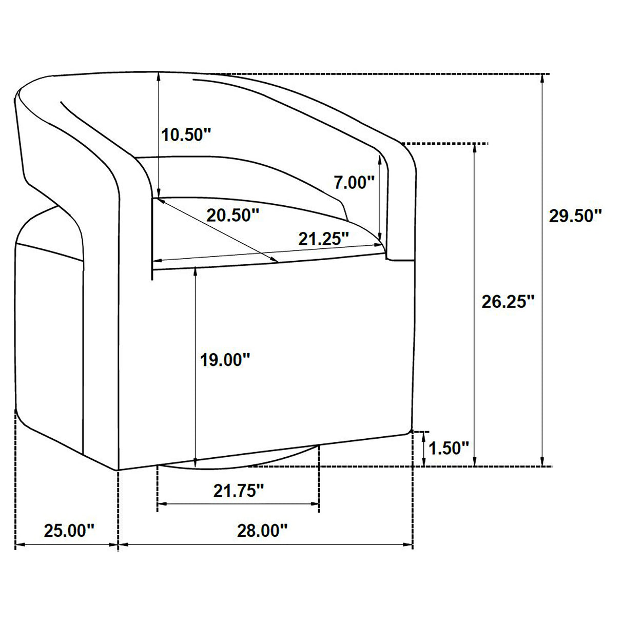 Westhill Swivel Accent Chair
