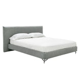 Aria - Italian Modern Grey Fabric Bed