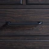 Montrose Nightstand with Charger & Sensor Light in Espresso & Brown
