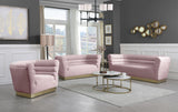 Bellini Pink Velvet Chair