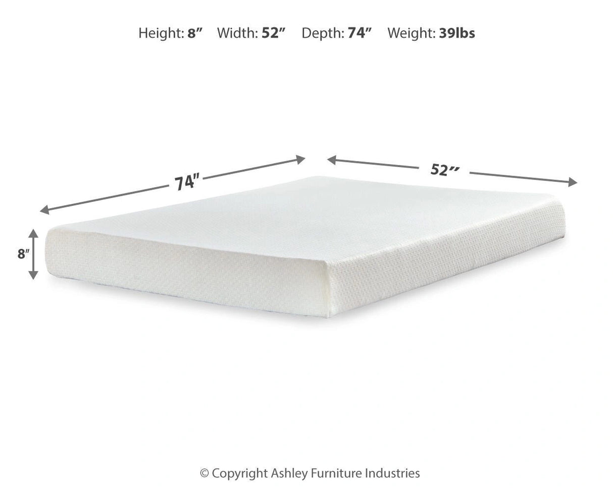 Chime 8 Inch Memory Foam Mattress in a Box