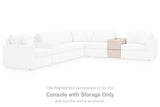 Modmax Balanced Sectional with Audio and Storage Consoles