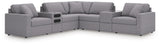Modmax Balanced Sectional with Audio and Storage Consoles