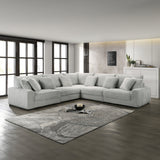 Embrace Armless Chair-Gray