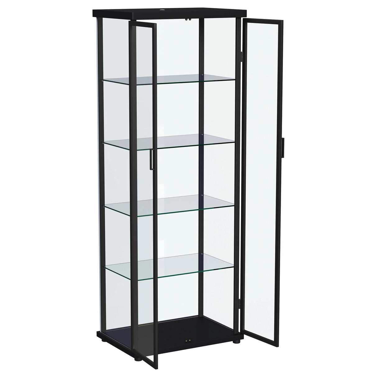 Aero Curio Cabinet with LED Lighting