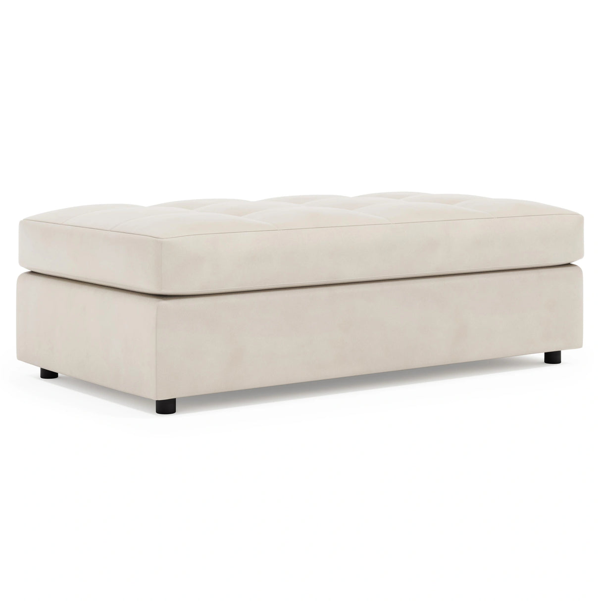 Nest Leather Ottoman