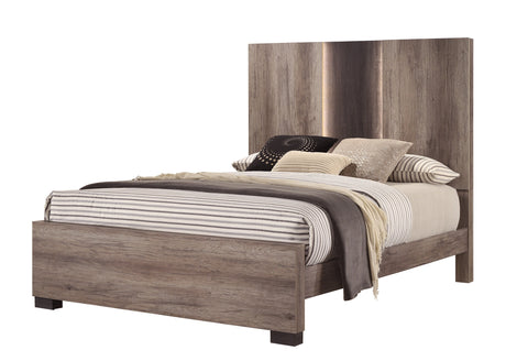 Crown Mark Furniture Rangley Queen Panel Bed in Brown B6830-Q image