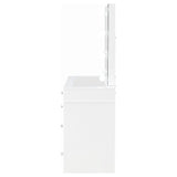 Regina Makeup Vanity Table with LED Mirror and Stool