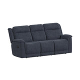 Striker Living Room Set in Bristol Cobalt