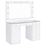 Acena Makeup Vanity Table with LED Mirror