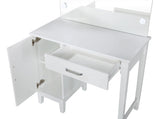 Elijah Makeup Vanity Table with LED Mirror and Stool