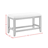 Elodie Counter Height Dining Set in Charcoal