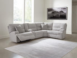 Acklen Place Power Reclining Sectional with Storage Console