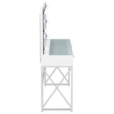 Eliza Makeup Vanity Table with LED Mirror and Stool
