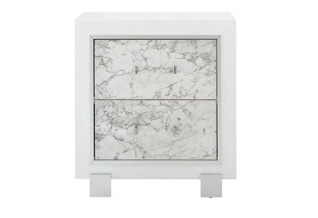 Santorini White Nightstand