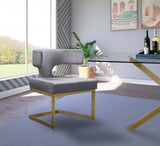 Alexandra Grey Velvet Dining Chair