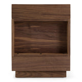 Esso - Contemporary Walnut Tall Nightstand
