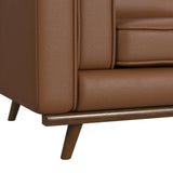 Venus Sofa with Cherry Finished Wooden Front