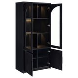 Riva Tall Display Cabinet with LED Lighting
