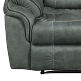 Sorrento Motion Loveseat with Console in FB367 Charcoal