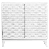 Gambon Rectangular 2-door Accent Cabinet White