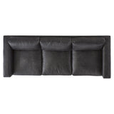 Noel Leather Sofa Without Pillows