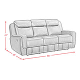 Panther Motion Sofa in Neono Brown