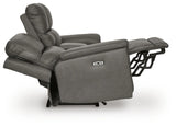 Bleckley Power Reclining Loveseat with Console