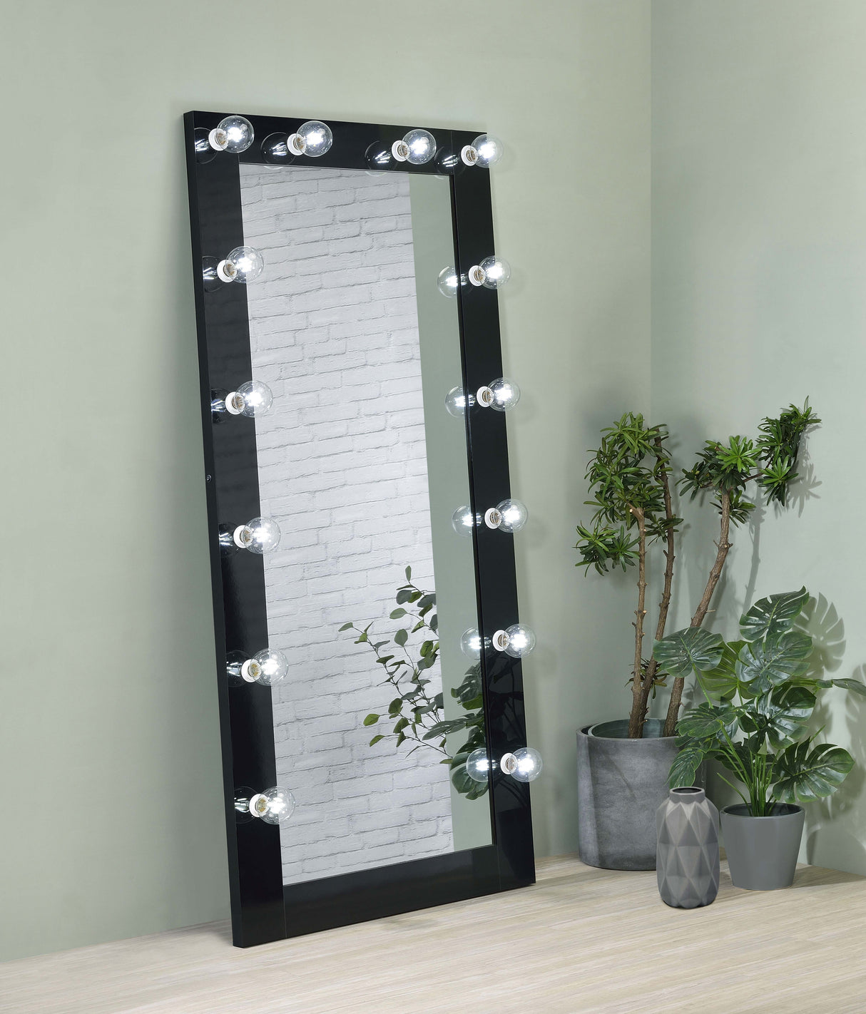 Zayan Floor Mirror with LED Lighting