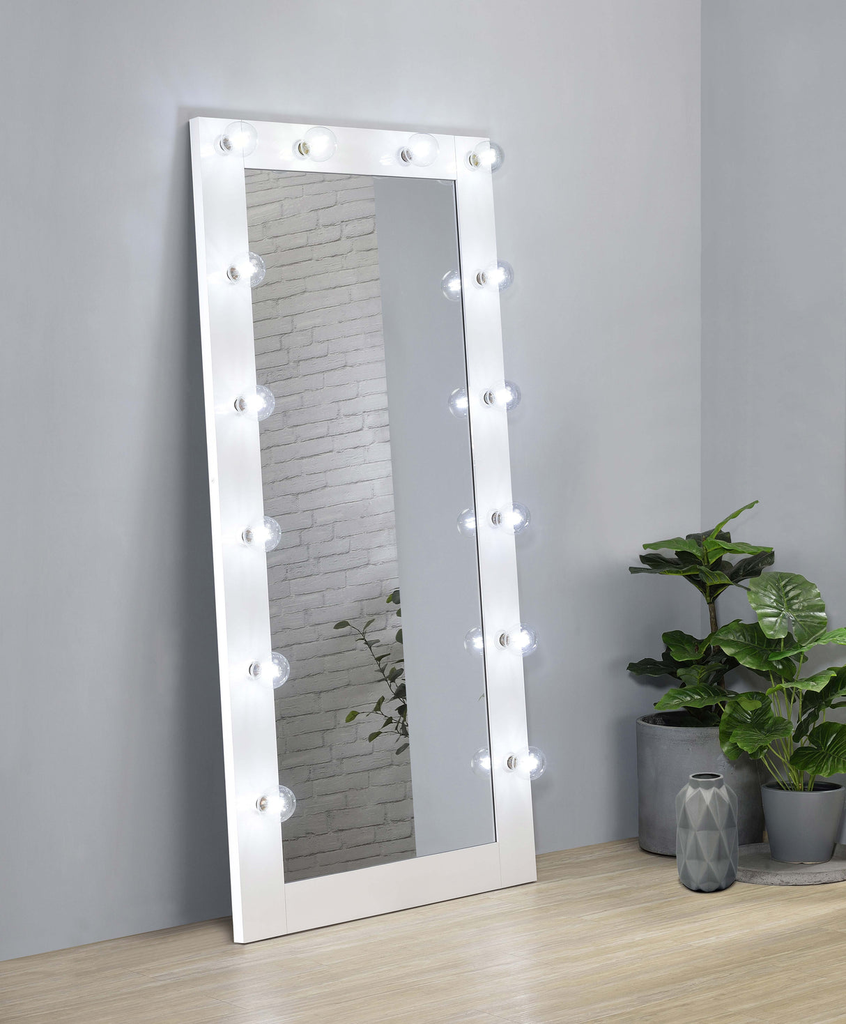 Zayan Floor Mirror with LED Lighting