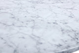 Omni White Faux Marble Dining Table