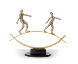 Sz0241 Bronze Acrobats Modern Sculpture